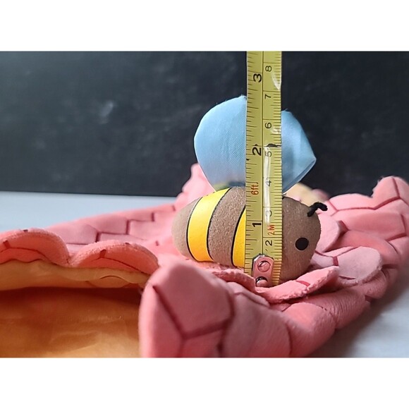 Disney Parks Babies Winnie The Pooh Plush Bee Honey Comb Blanket Lovey Swaddle - Picture 7 of 10